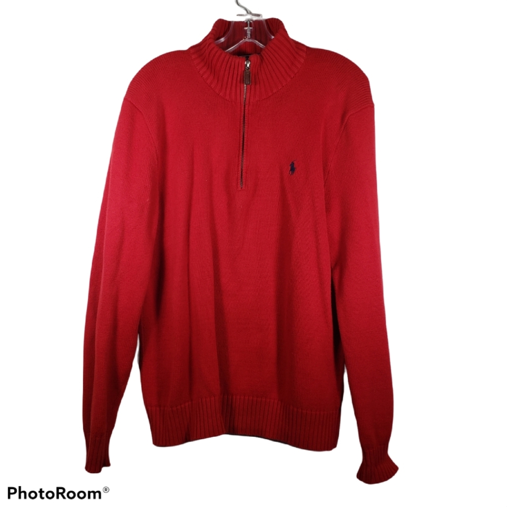 Red Polo by Ralph Lauren Pullover Cotton Sweater